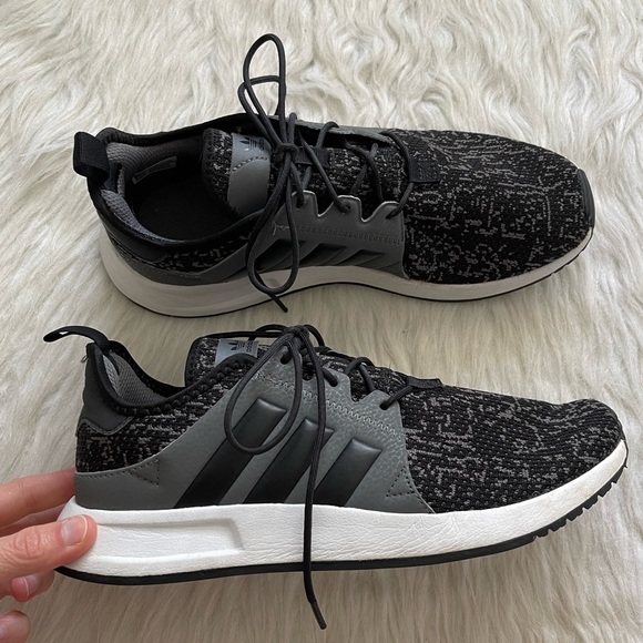 adidas Originals Shoes - ADIDAS ORIGINALS KIDS X_PLR C SNEAKERS GREY/BLACK F99753 size 8